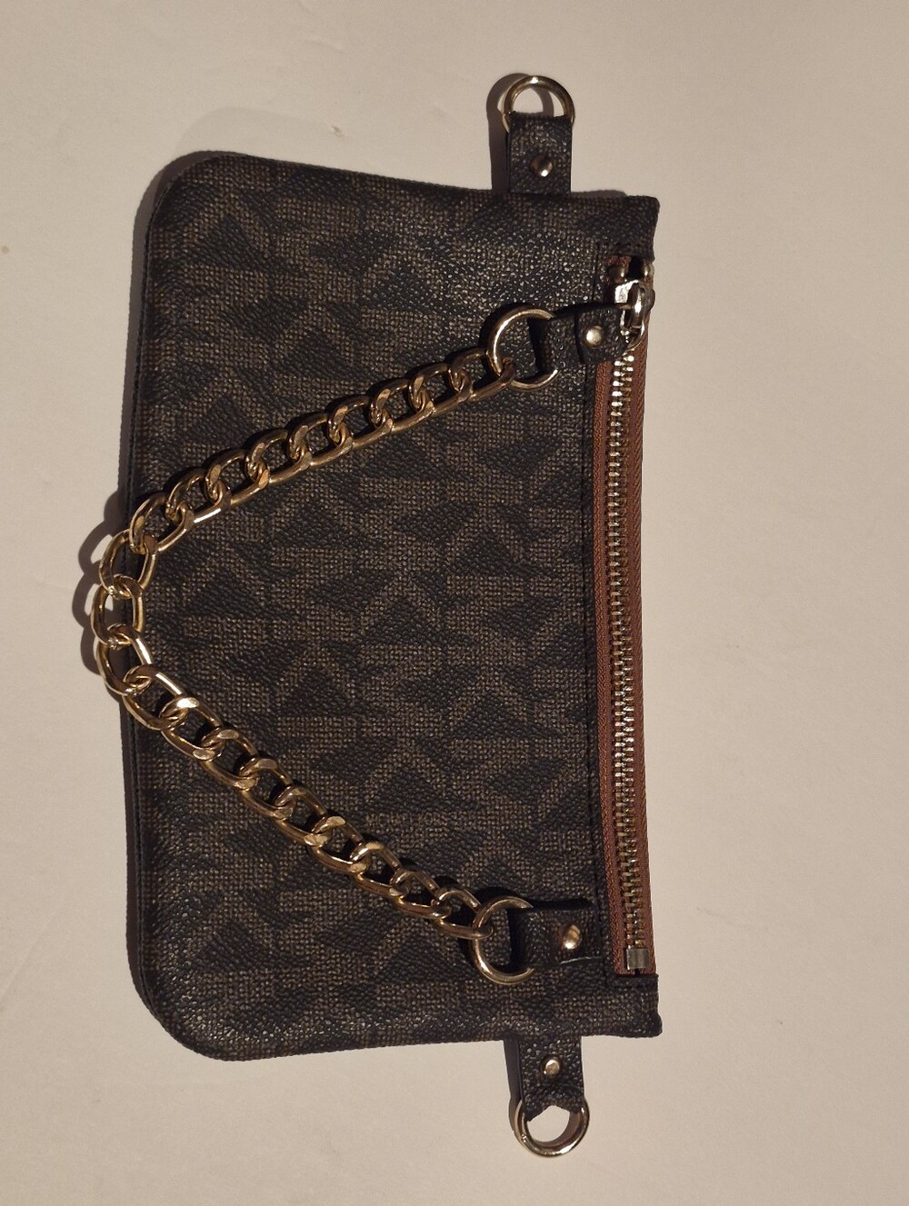 Michael Kors Signature Leather Waist Bag/Fanny Pack Belt Bag (Missing Strap)